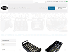 Tablet Screenshot of casadosmulticabos.com.br